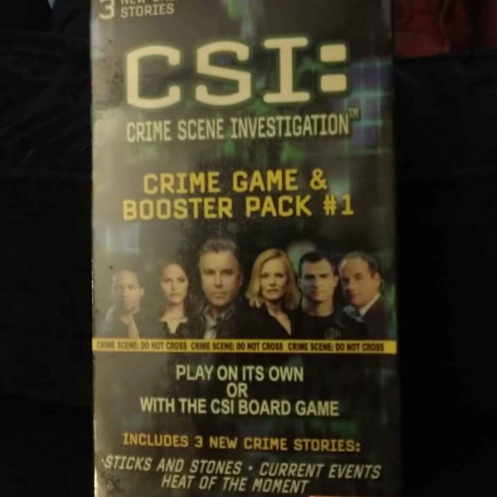 CSI: Crime Scene Investigation - The Crime Game & Booster pack #1